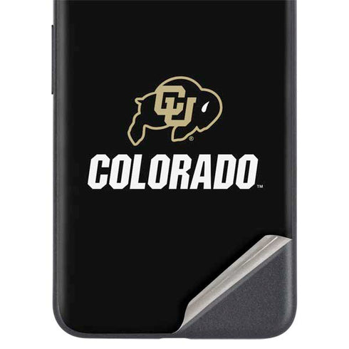 University of Colorado CU Logo on Black Google Pixel 5 Skin